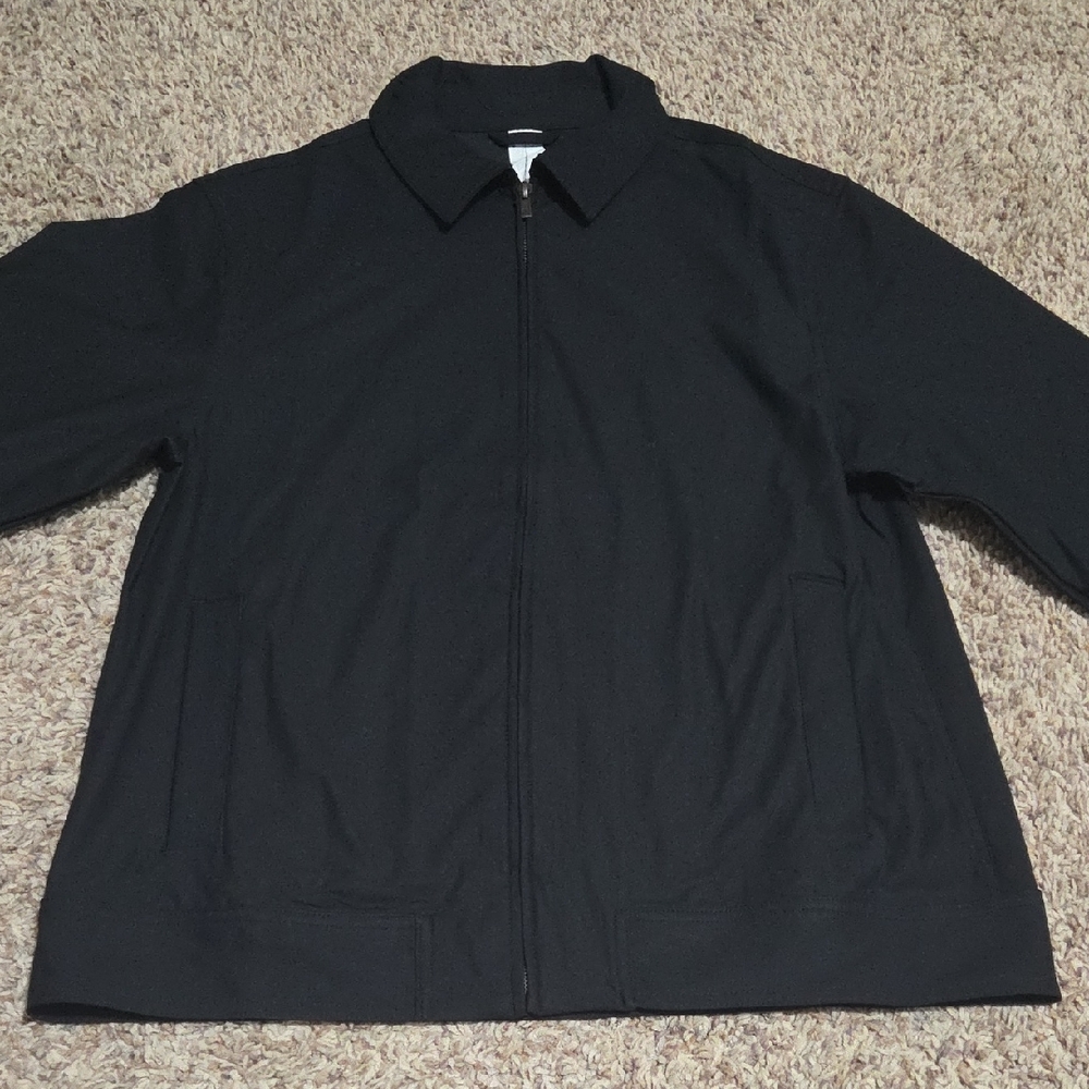 *NWT* Fabletics The Don Cruiser Zip-Up Jacket - Men's Black, Size Medium